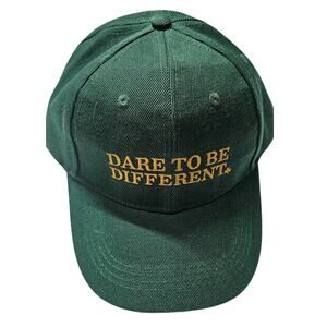 Teeling Whiskey Hat Green Gold "Dare To Be Different" Irish Whiskey Vintage Hat